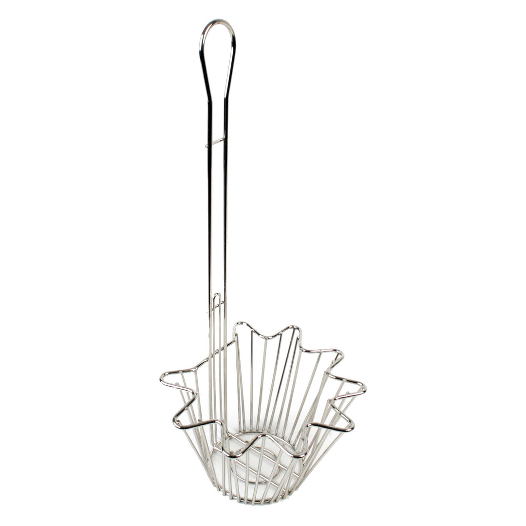 Thunder Group 8-Mold Nickel-Plated Steel Taco Fry Basket (Thunder Group SLTA08)
