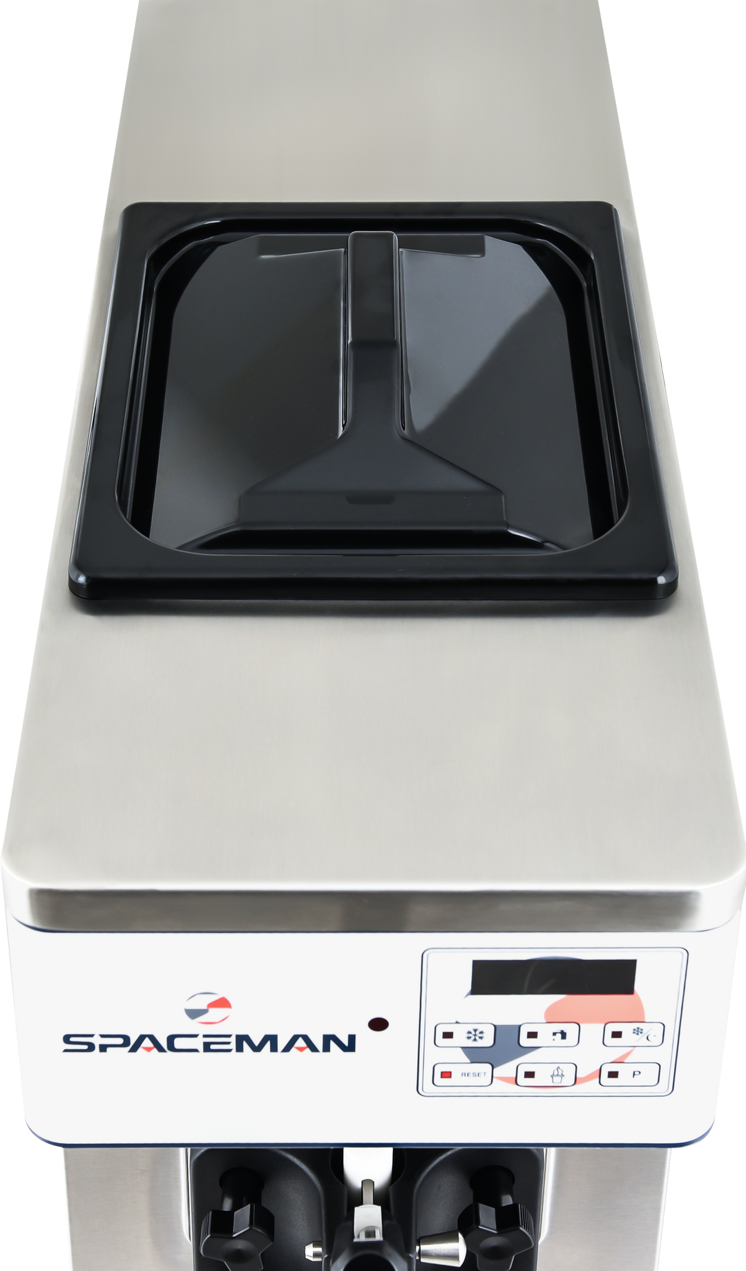 1-Flavor Soft Serve Ice Cream Machine Top View Spaceman 6210-C