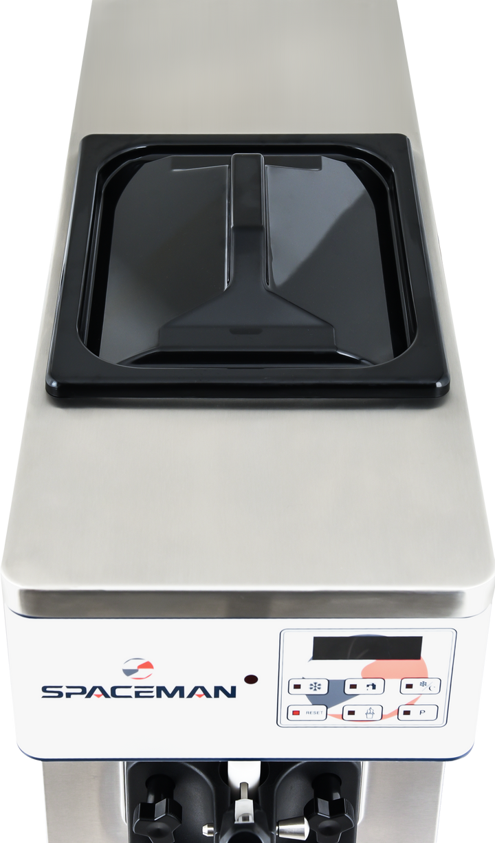1-Flavor Soft Serve Ice Cream Machine Top View Spaceman 6210-C