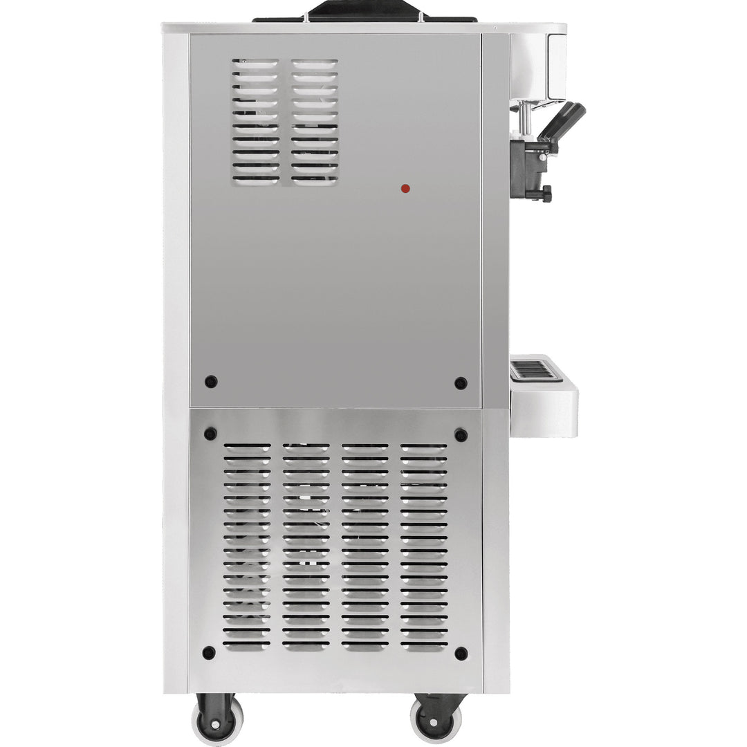 2-Flavor Floor Standing with Twist Soft Serve Ice Cream Machine – left-Side View Gravity Feed Spaceman Model 6250-C
