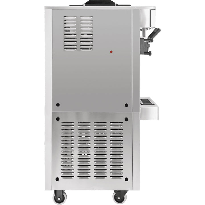 2-Flavor Floor Standing with Twist Soft Serve Ice Cream Machine – left-Side View Gravity Feed Spaceman Model 6250-C