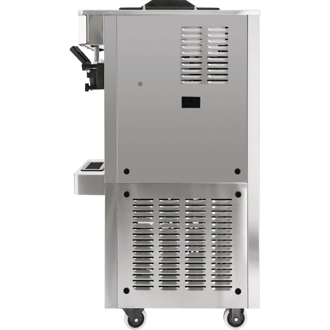 2-Flavor Floor Standing with Twist Soft Serve Ice Cream Machine – Right-Side View Air Gravity Feed Spaceman Model 6250-C