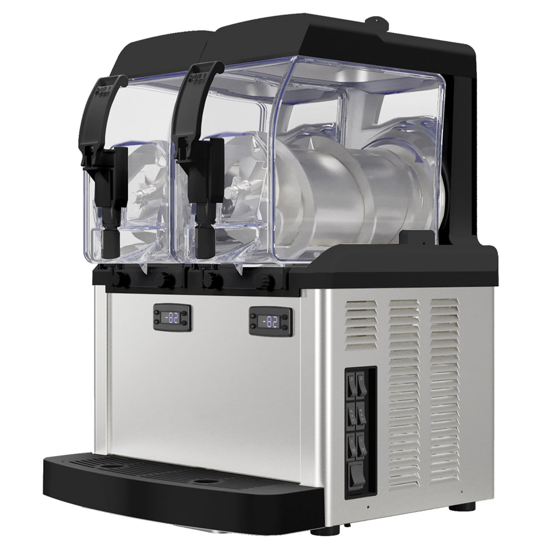 Crathco Two Bowl Frozen Cream and Margarita/Granita Machine – 1.3 Gallon Capacity Per Bowl (Crathco SP2 (1206-037))
