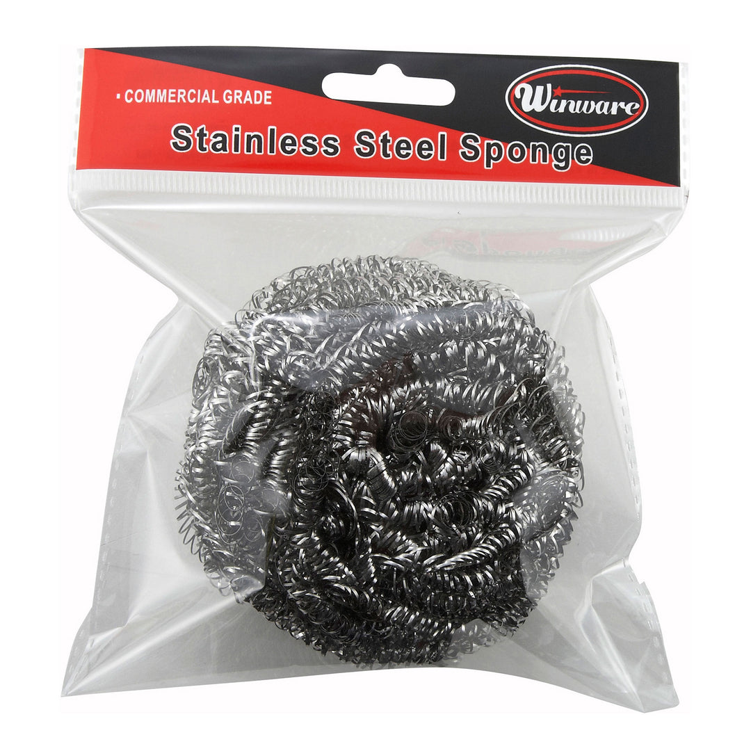 Winco Heavy Duty Stainless Steel Scouring Sponge (Winco SPG-50)