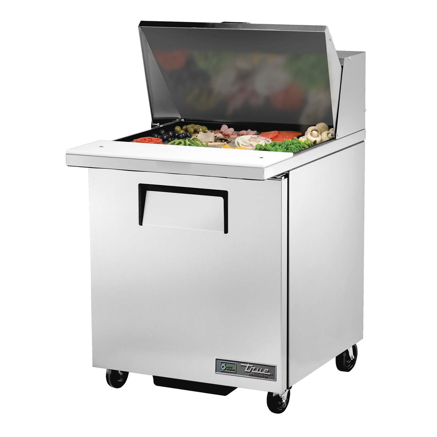 True 27" Mega-Top Refrigerated Salad/Sandwich Prep Table True Mfg TSSU-27-12M-C-HC
