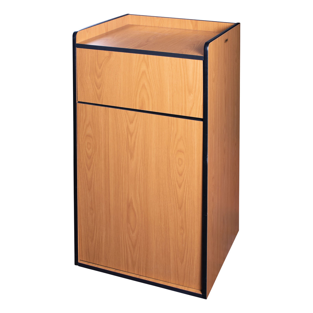 Winco 35 Gal. Natural Wood Color Waste Receptacle Enclosure (Winco WR-35)