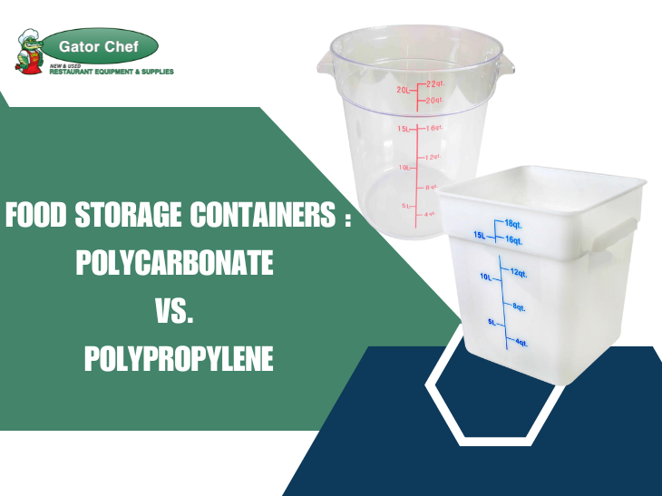 Food Storage Containers: Polycarbonate vs. Polypropylene