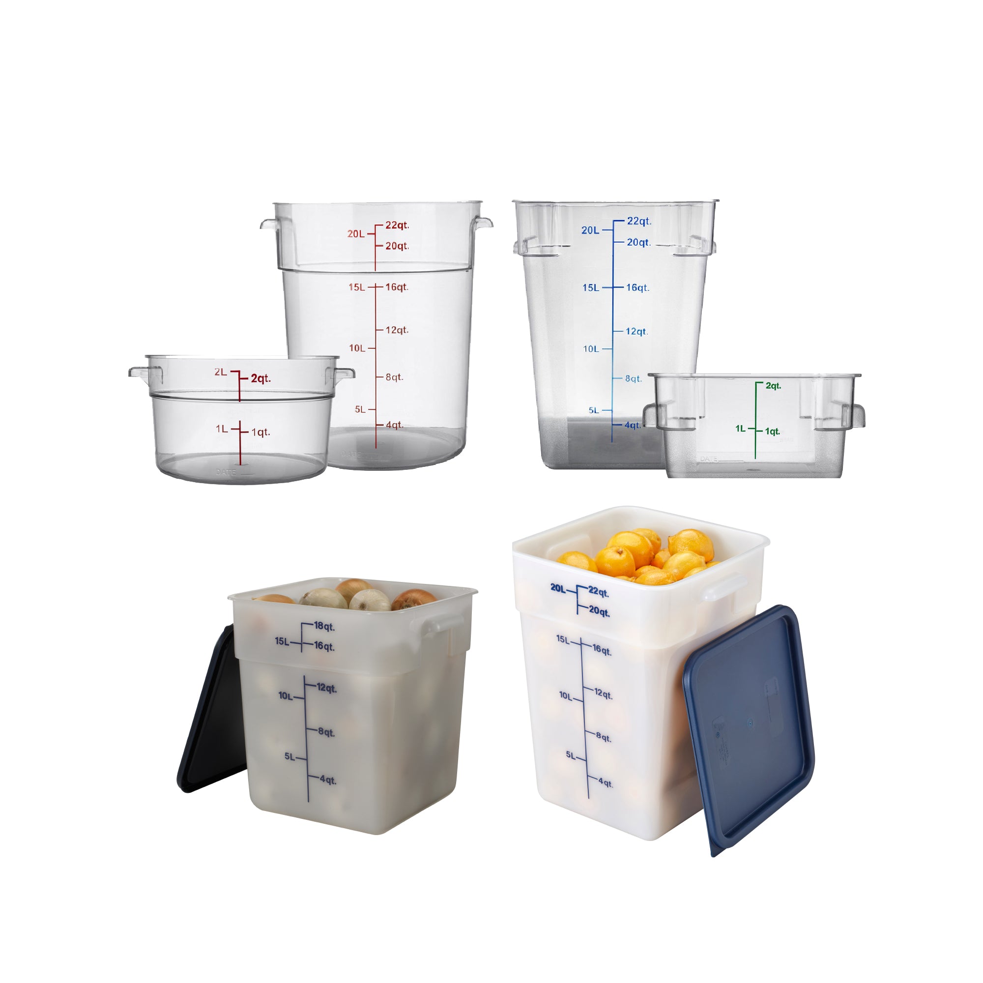 Commercial Food Storage Containers | Gator Chef – Gator Chef Restaurant ...