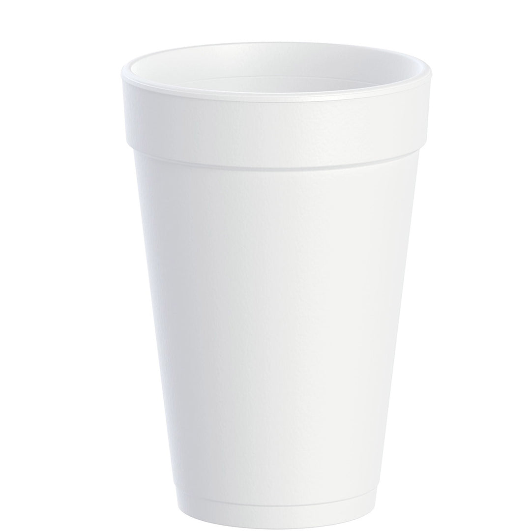 Dart 16J16 16 oz. Insulated EPS Foam Cup White - 1000/Case