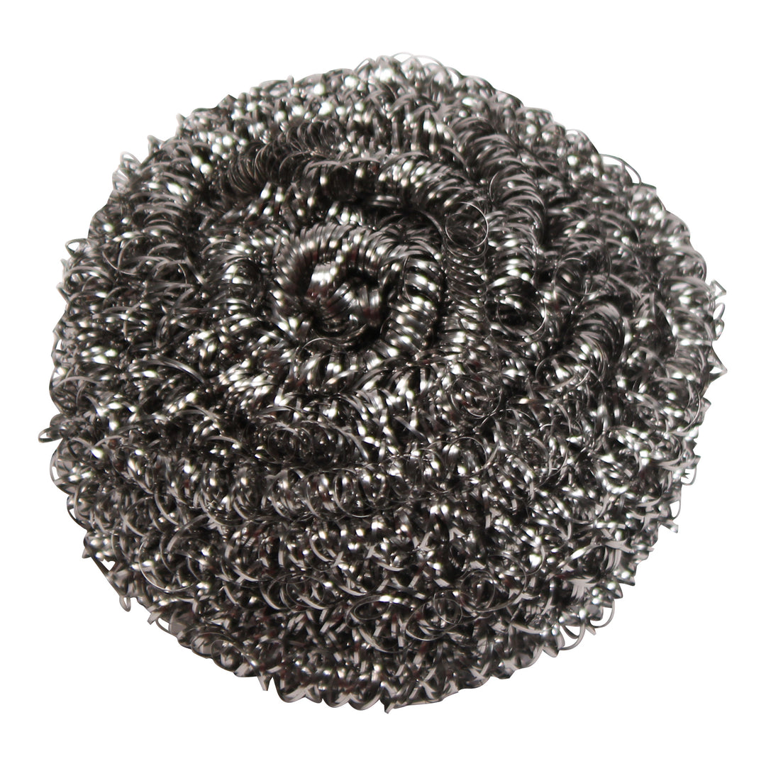 ACS 434PB Heavy-Duty Stainless Steel Scouring Pad 50 Grams - 72/Case and 1/Each