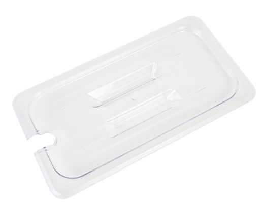 Thunder Group Clear 1/3 Size Slotted Food Pan Lid (Thunder Group PLPA7130CS)