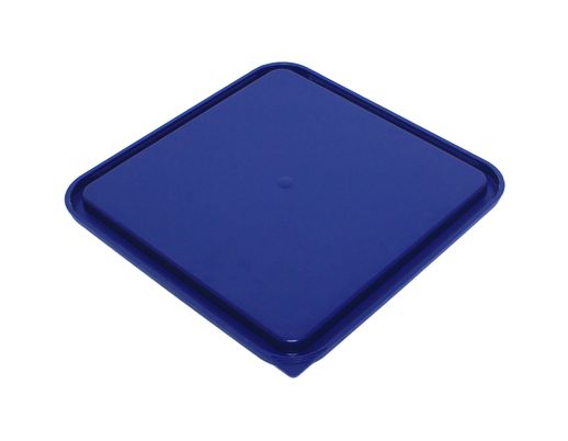 Thunder Group Square 12, 18 & 22 Qt. Food Storage Container Cover, Blue (Thunder Group PLSFT121822C)