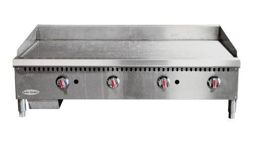 48” Manual Control Griddle – Natural Gas (Serv-Ware SMGS-48)