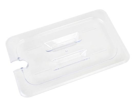 Thunder Group Clear 1/4 Size Slotted Food Pan Lid (Thunder Group PLPA7140CS)