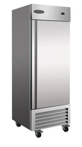 23 Cu. Ft. Stainless Steel 1-Door Reach-In Freezer (Serv-Ware RF1-HC-T)