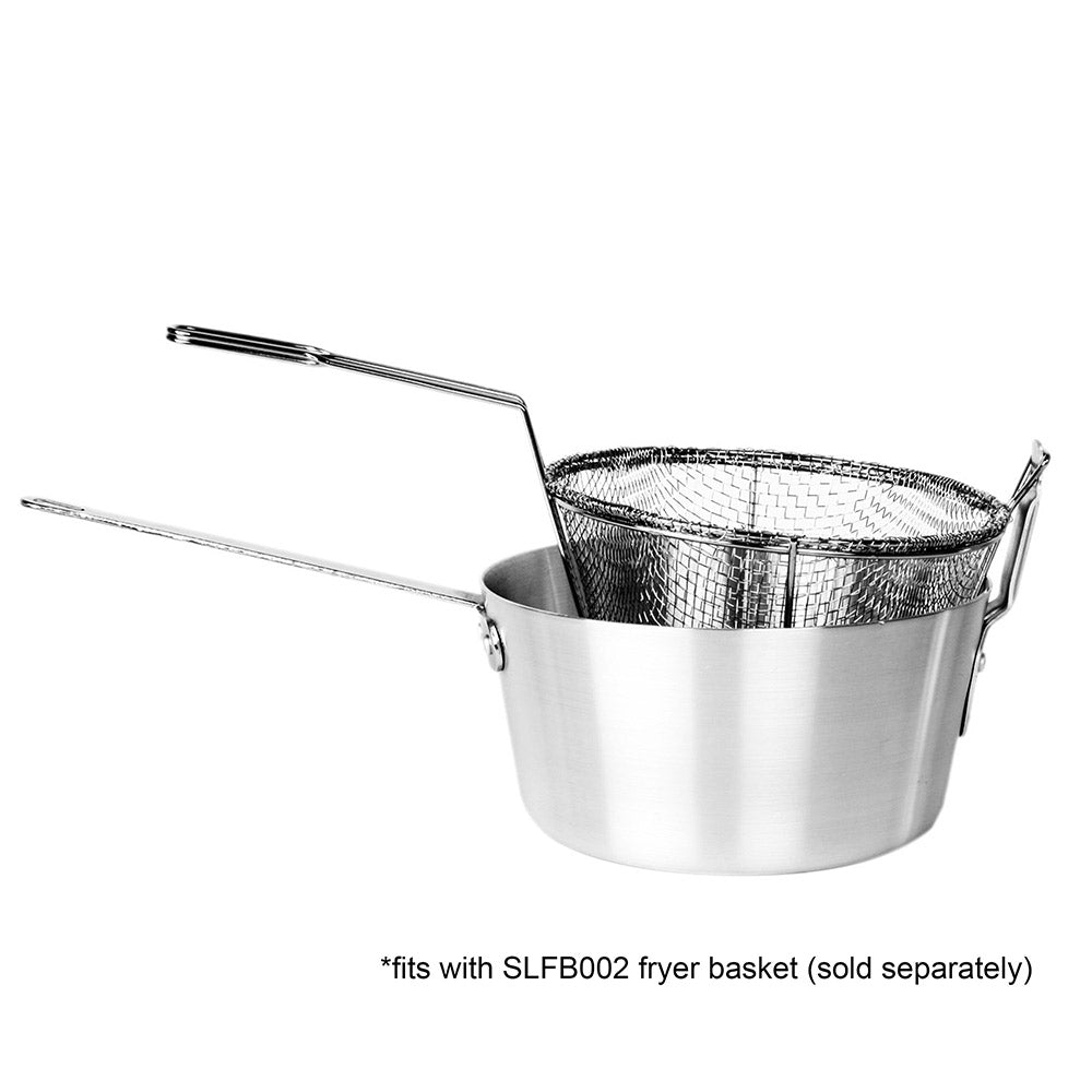 7 Qt. Aluminum Fry Pot (Thunder Group ALSF002)shown with optional SLFB002 fry basket