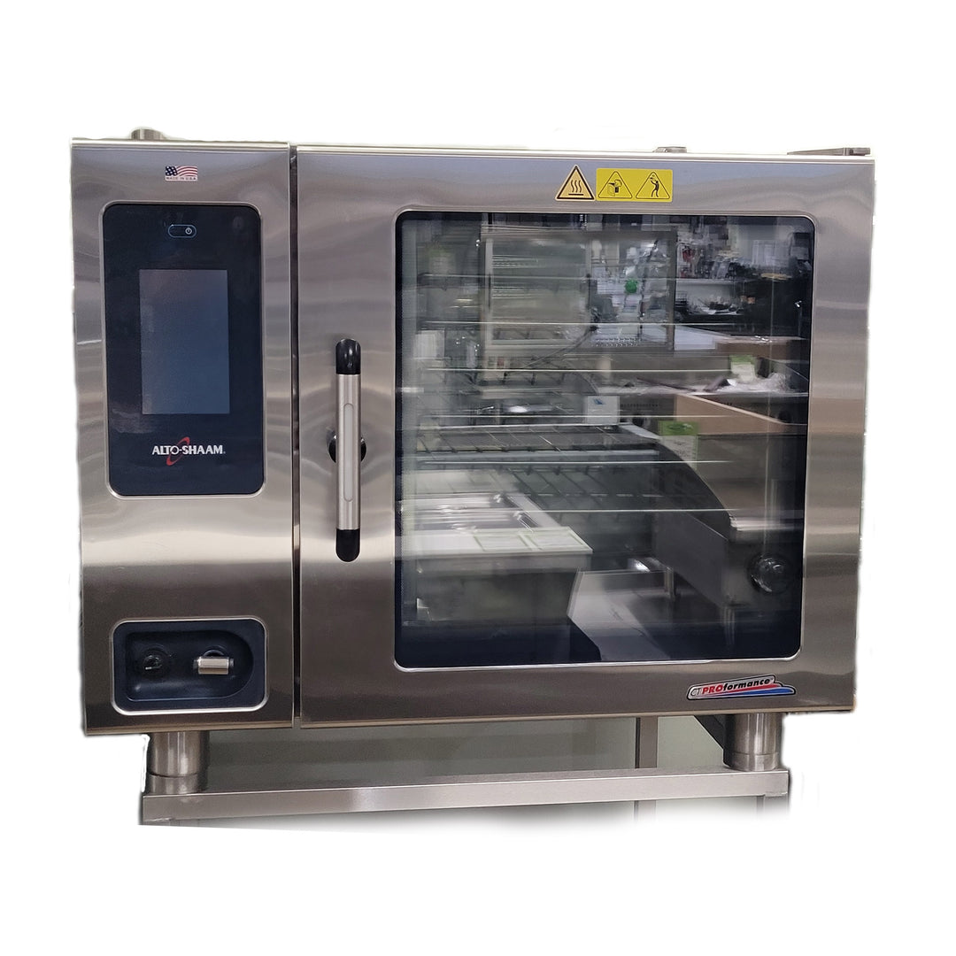 USED Alto-Shaam Model Natural Gas Combi Oven with Smoker Box and Mobile Stand (Alto-Shaam CTP7-20G)