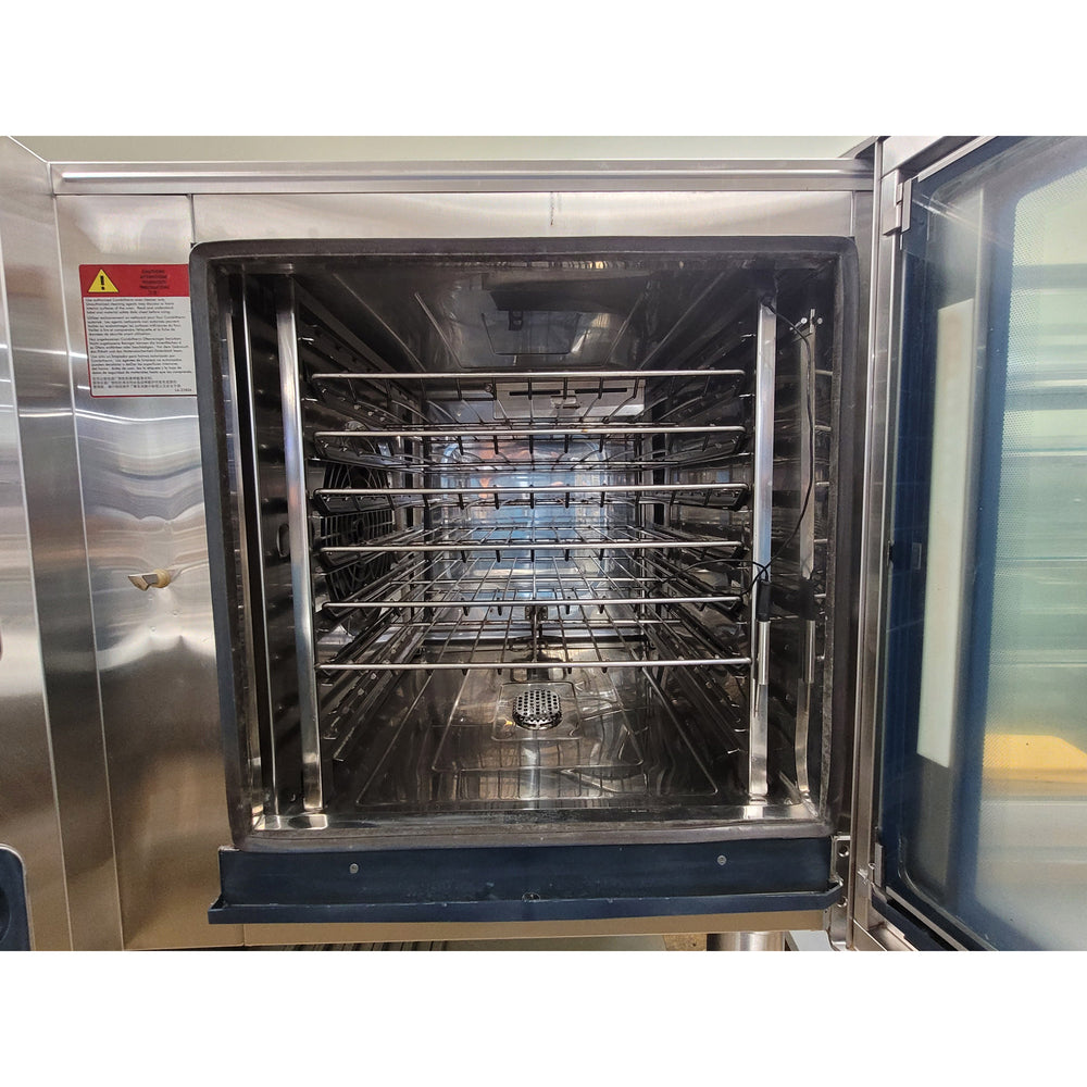 USED Alto-Shaam Model Natural Gas Combi Oven with Smoker Box and Mobile Stand (Alto-Shaam CTP7-20G)