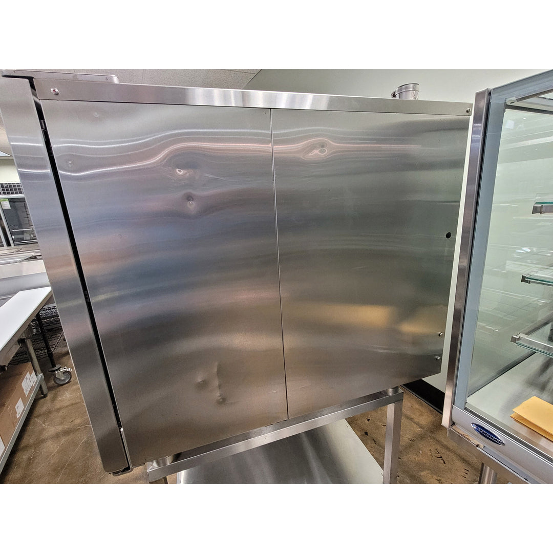 USED Alto-Shaam Model Natural Gas Combi Oven with Smoker Box and Mobile Stand (Alto-Shaam CTP7-20G)