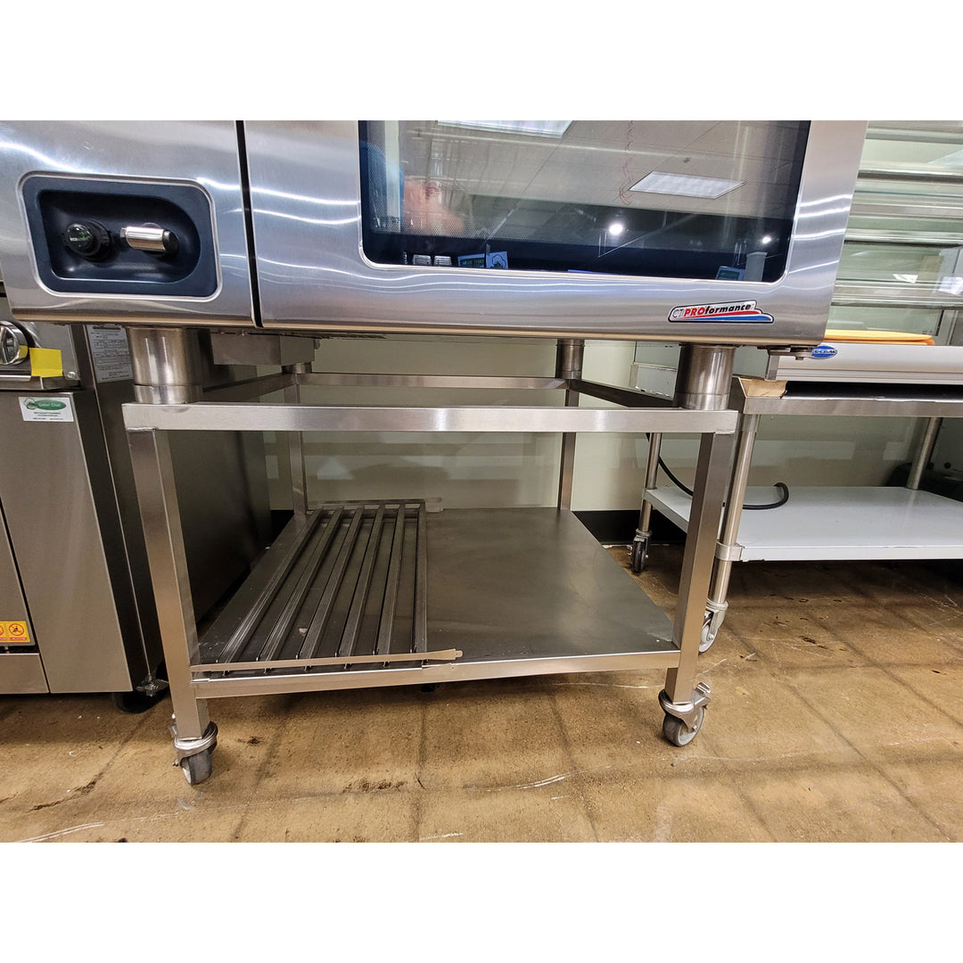 USED Alto-Shaam Model Natural Gas Combi Oven with Smoker Box and Mobile Stand (Alto-Shaam CTP7-20G)