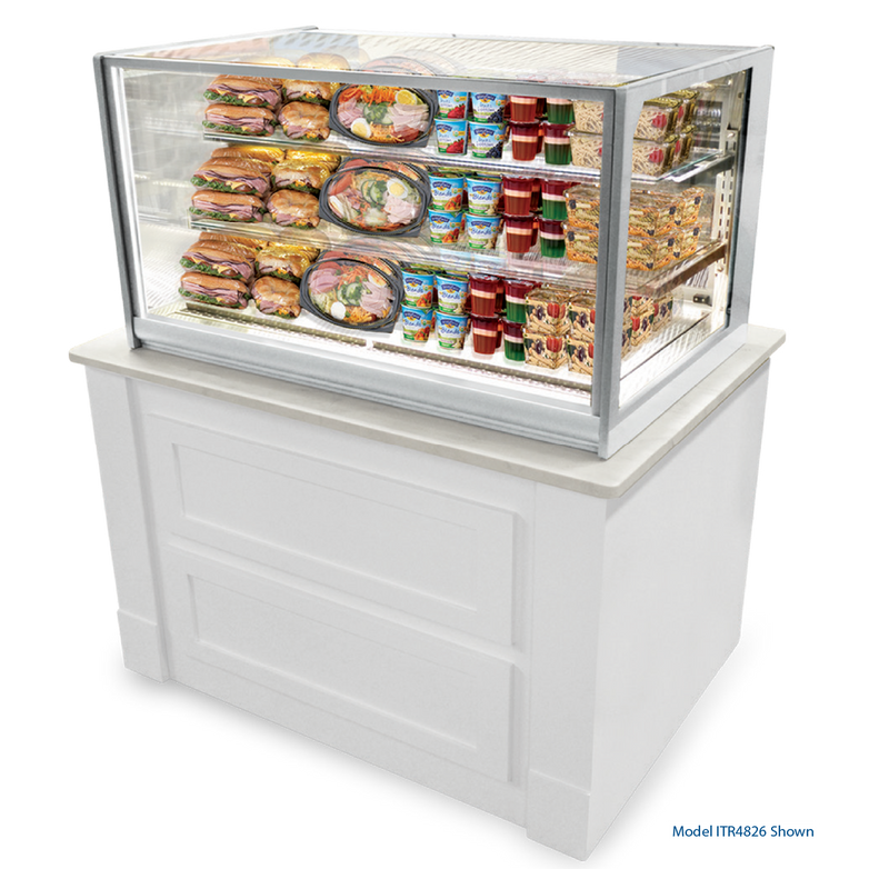 Federal Industries ITR4834 Italian Style 48" Drop-In Refrigerated Bakery Display Case (Condition: Demo Unit - Never Used)