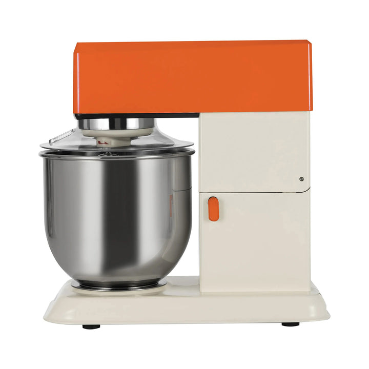 8 Quart commercial countertop mixer by Dynamic. Model LT7 PM001.1, 120 Volt for Countertop production. Right-side profile.