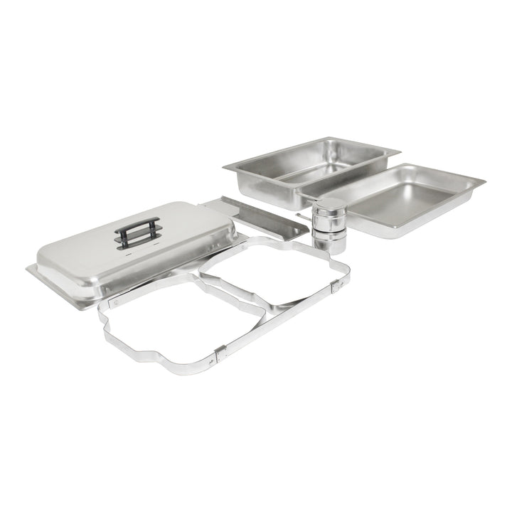 Thunder Group SLRCF001F 8 Qt. Full-Size Economy Chafer Set  - All includes pieces
