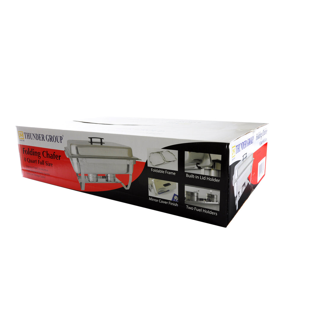 Thunder Group SLRCF001F 8 Qt. Full-Size Economy Chafer Set - Shown in the box