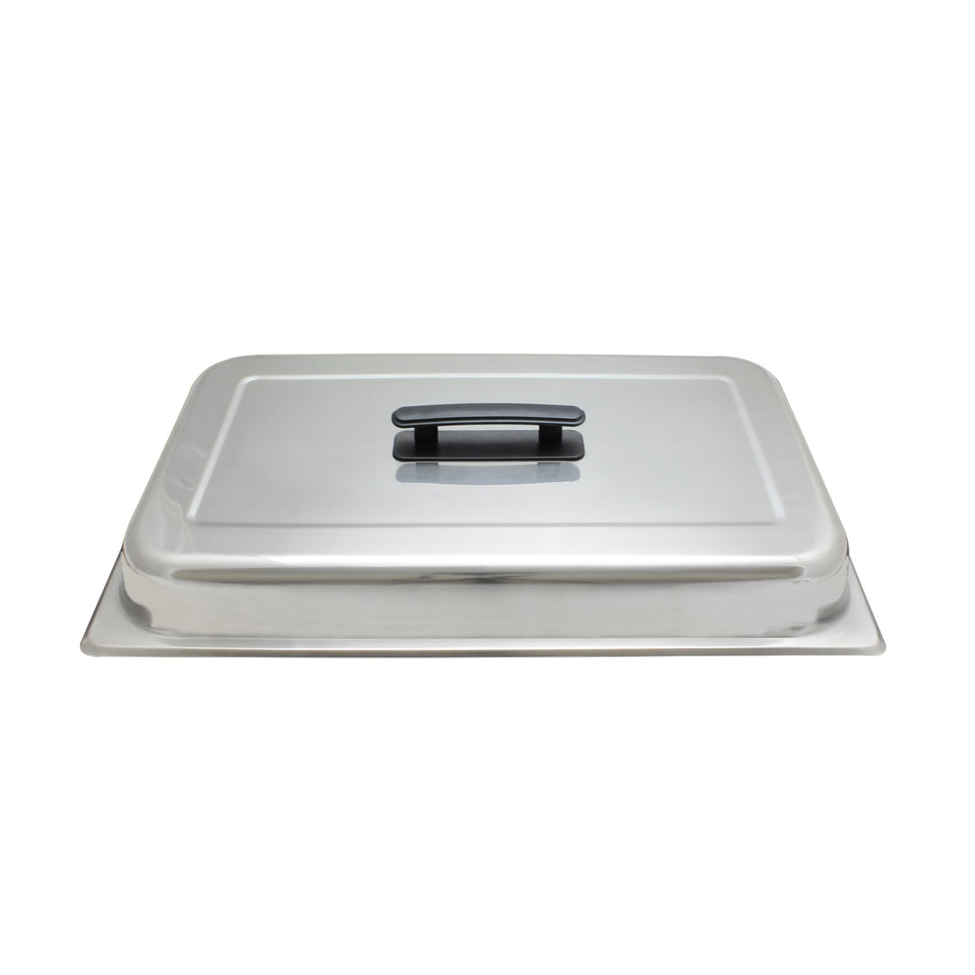 Thunder Group SLRCF112 Stainless Steel Dome Chafer Cover with Heat-Resistant Black Plastic Handle