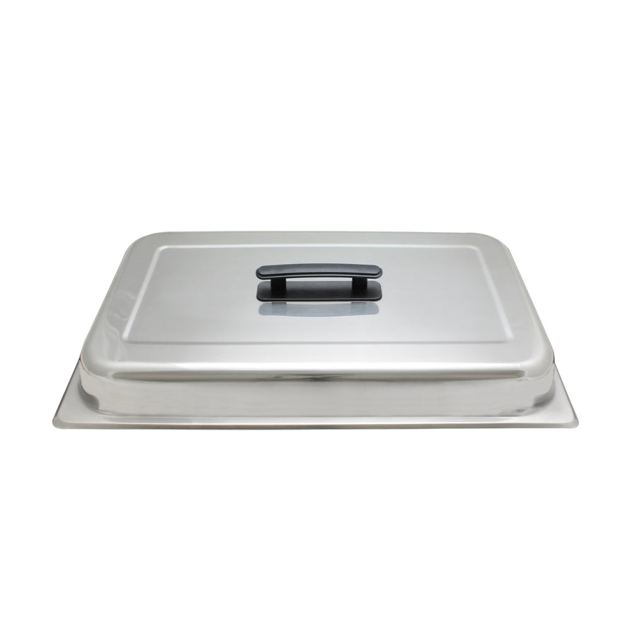 Thunder Group SLRCF112 Stainless Steel Dome Chafer Cover with Heat-Resistant Black Plastic Handle
