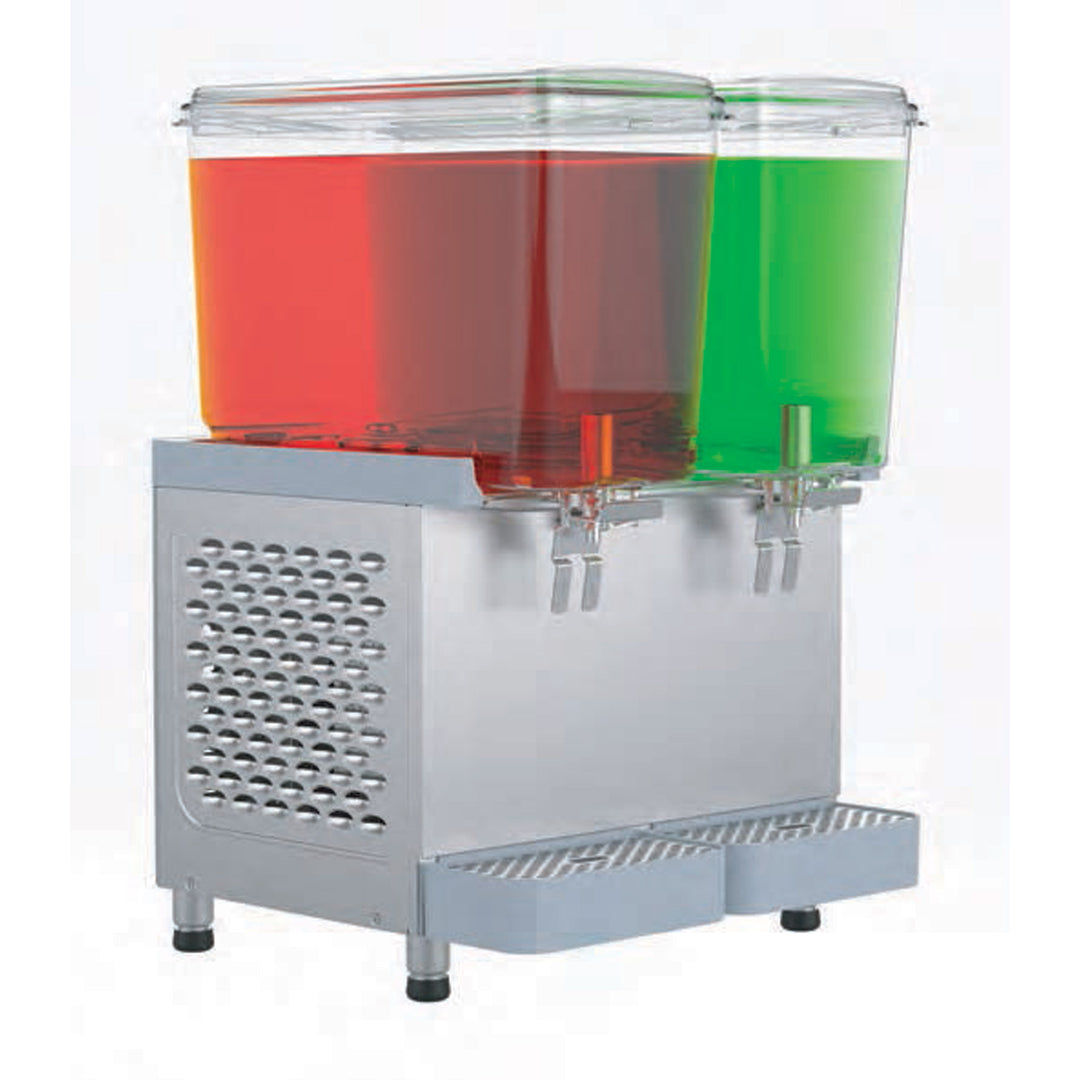 Crathco SR-25-16 Classic Pro Bubbler 2-Bowl Cold Beverage Dispenser - 120 Volts