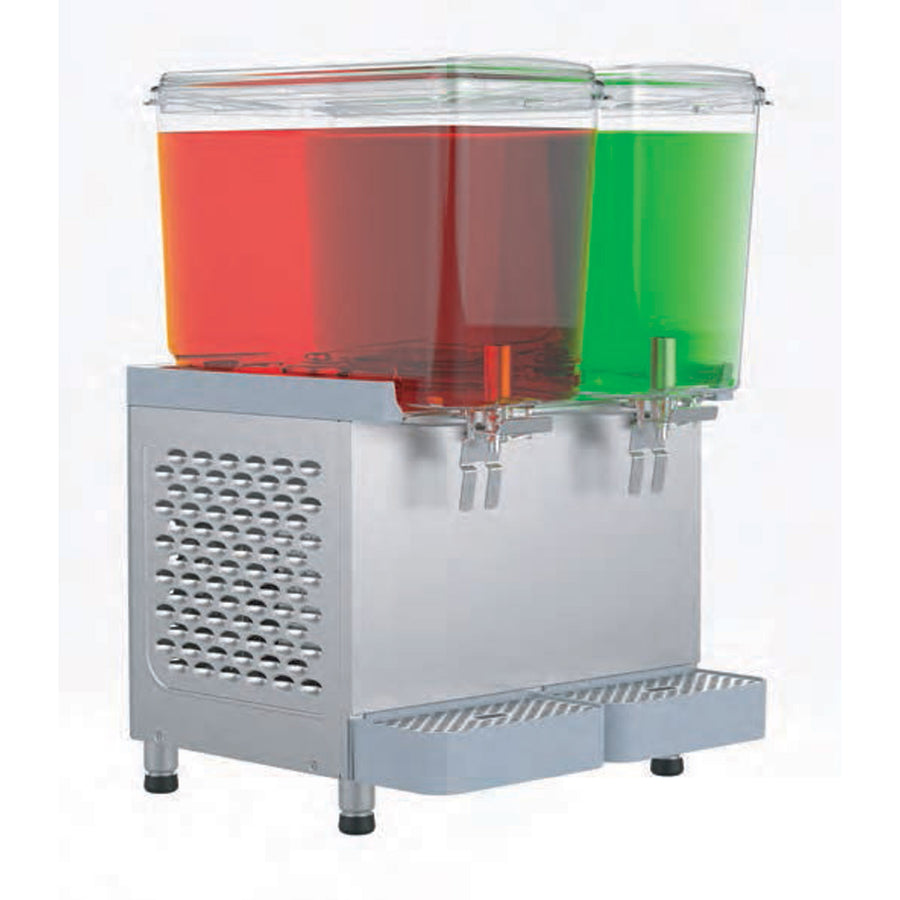 Crathco SR-25-16 Classic Pro Bubbler 2-Bowl Cold Beverage Dispenser - 120 Volts