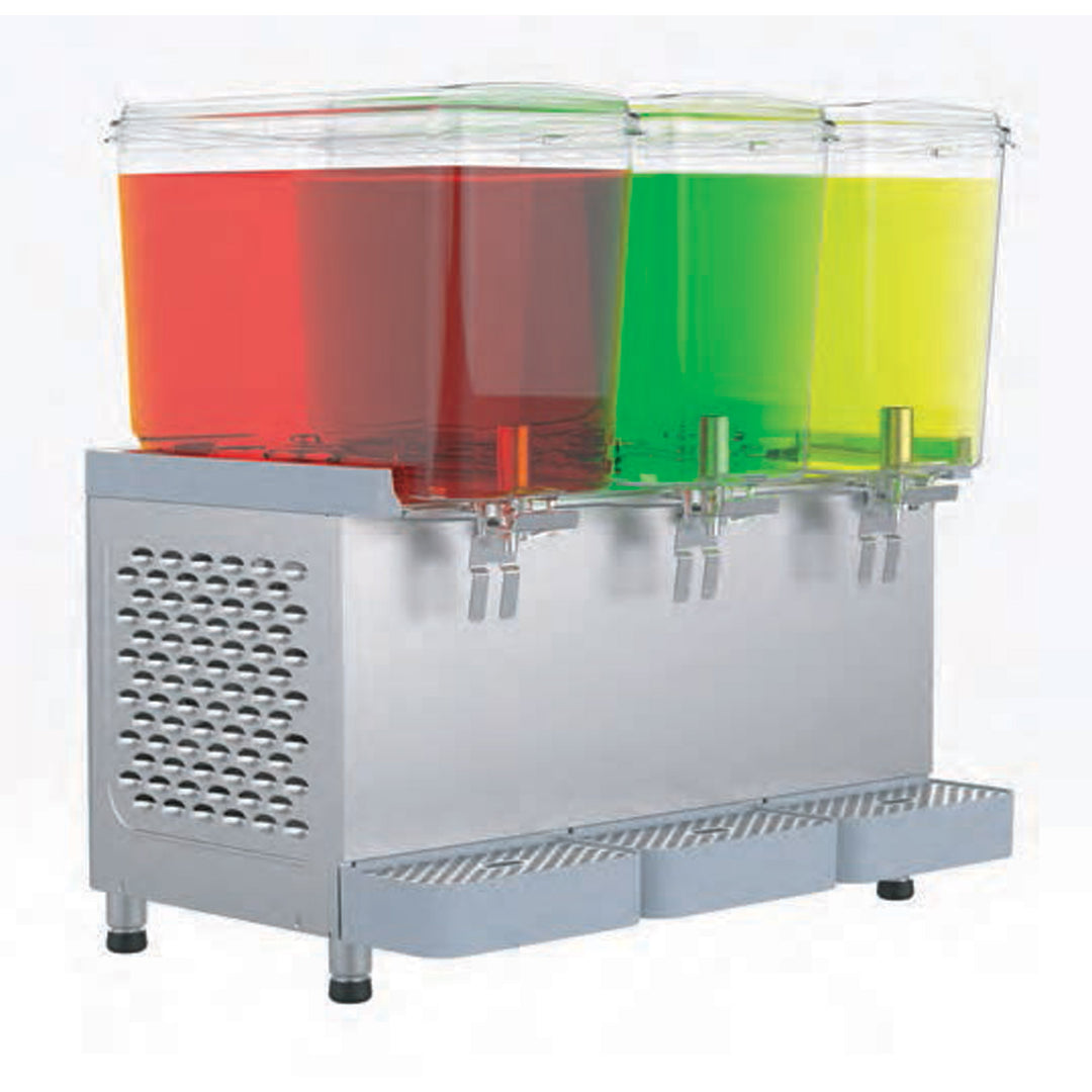 Crathco SR-35-16 Classic Pro Bubbler 3-Bowl Refrigerated Beverage Dispenser - 120 Volts