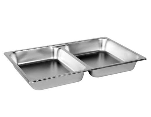 Full-Size x 2-1/2 Divided Steam Table Pan