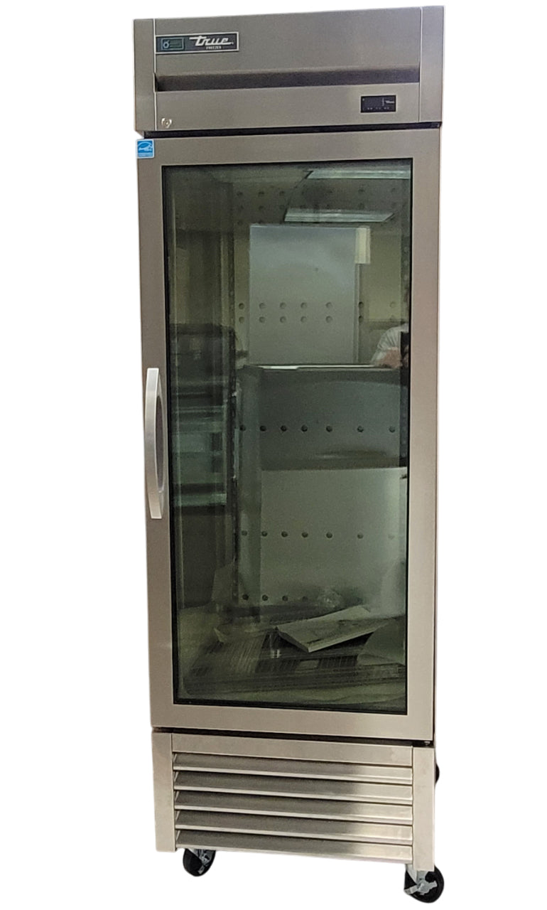 27" Stainless Steel Reach-In Freezer with Glass Door (True Mfg. T-23FG-HC~FGD01)