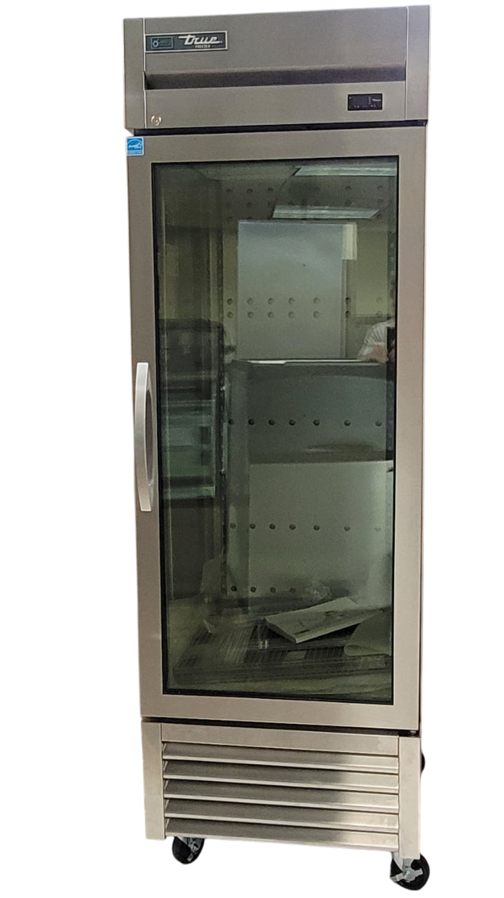 27" Stainless Steel Reach-In Freezer with Glass Door (True Mfg. T-23FG-HC~FGD01)