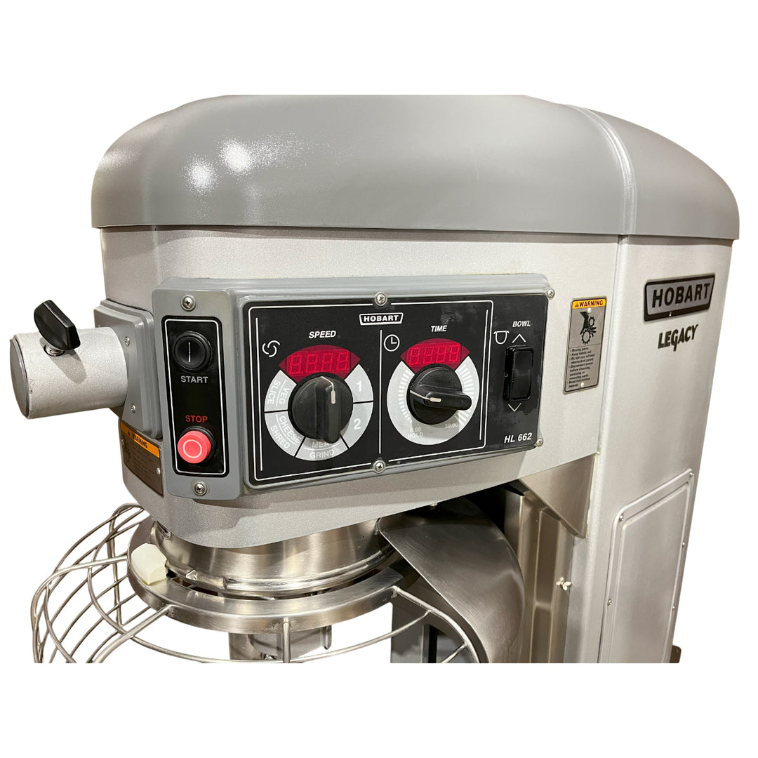 USED 60 Quart Hobart Legacy HL662 Pizza Dough Mixer (HOBART HL662-1STD)