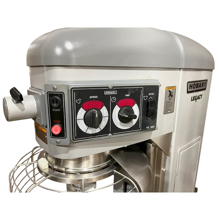 USED 60 Quart Hobart Legacy HL662 Pizza Dough Mixer (HOBART HL662-1STD)