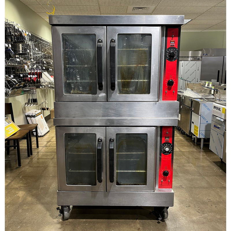 USED Vulcan Double Convection Oven Full Size Natural Gas – Solid State Controls VC4GD-11D1 - Stock No. U10038