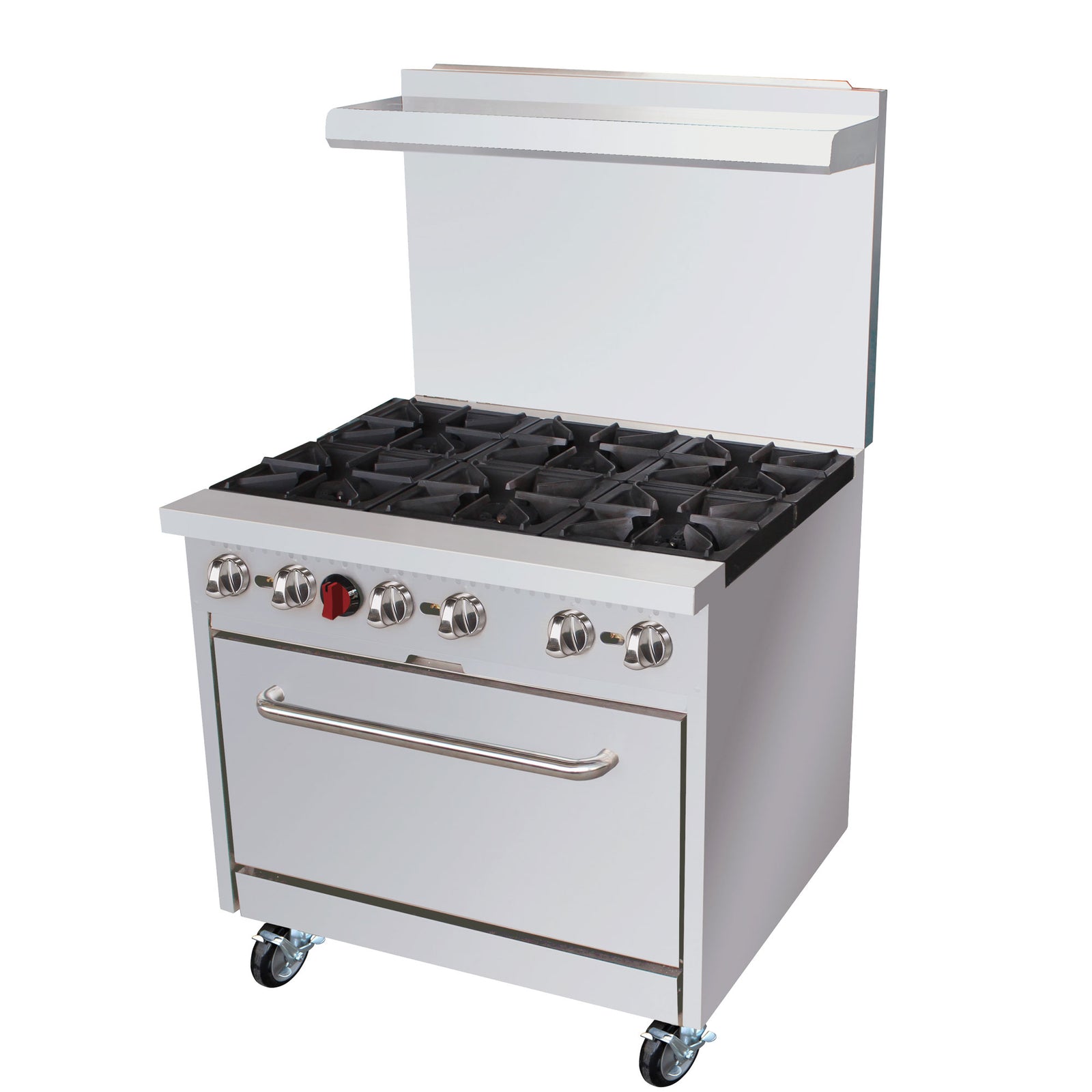  36" Natural Gas Range 6 Burners with Standard Oven - 210,000 BTU (Valyr VALGR-36NG)