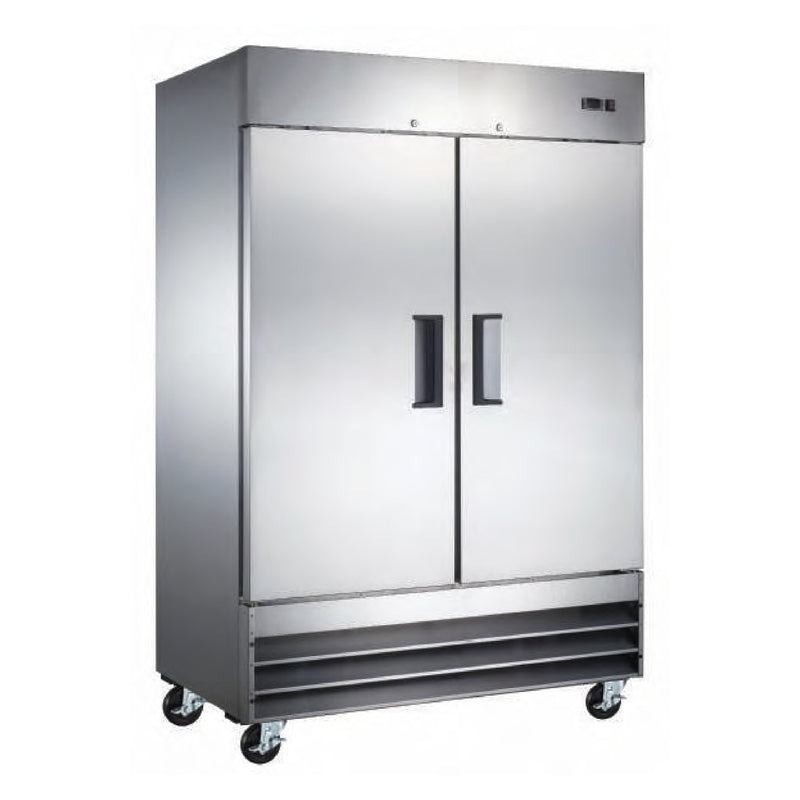 54" Solid Door Reach-In Refrigerator (Valyr VALRF-2D)
