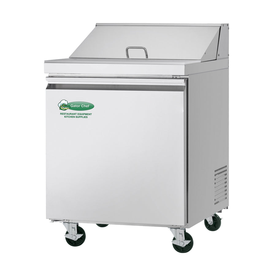1-Door Food Prep Table with 8-Pans