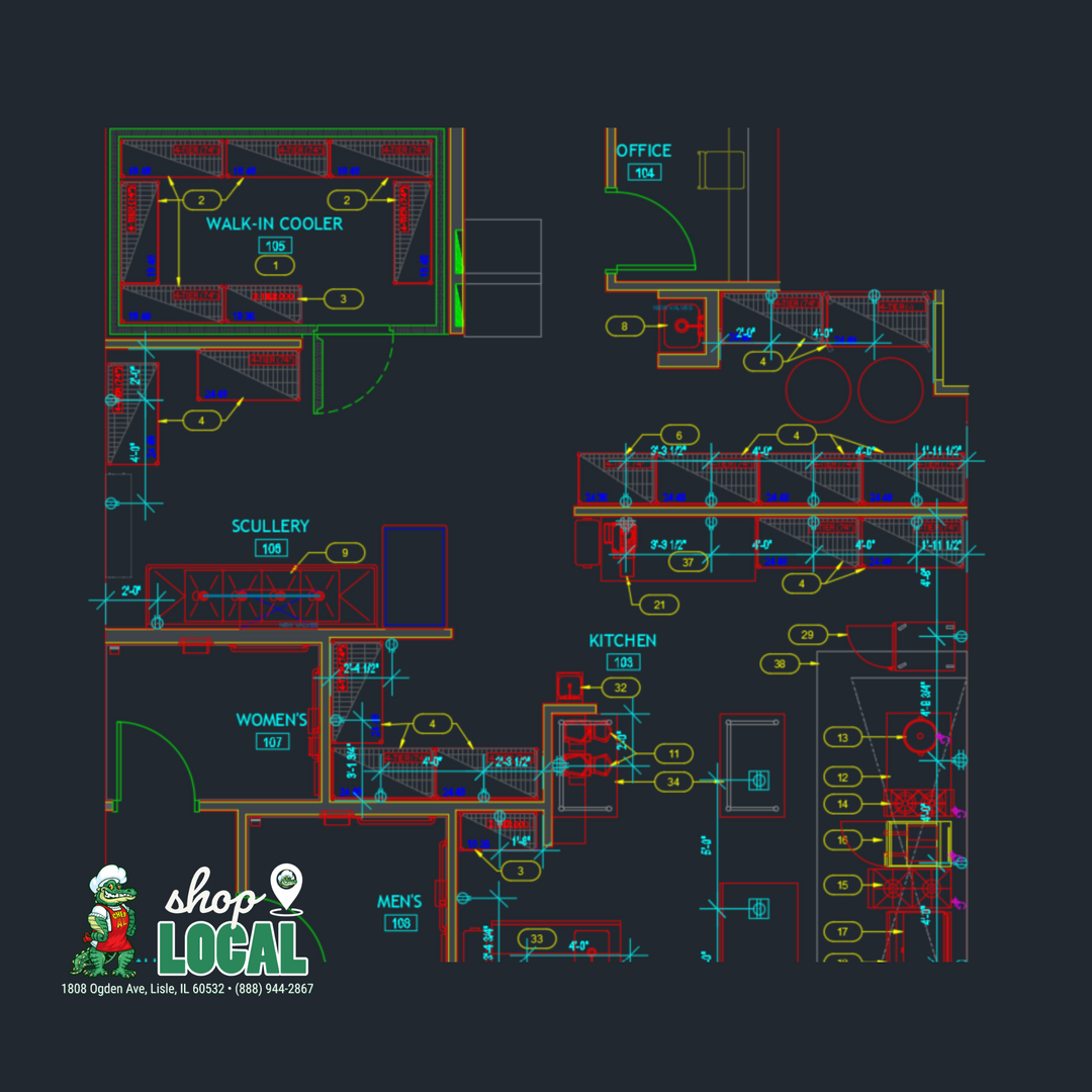 Mep Kitchen Layout About Us | Gator Chef Restaurant Equipment & Supplies