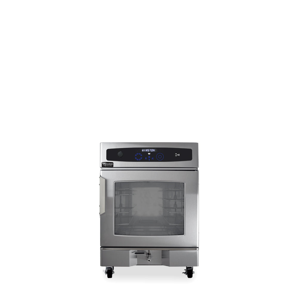Winston HOV7-05UV CVap® Half-Size Full-Pan Mobile Heated Holding Cabinet - Universal Pan Style - 5/10/10 Full-Size Sheet Pan/Half-Size Sheet Pan/Hotel Pan 120V, 2292W