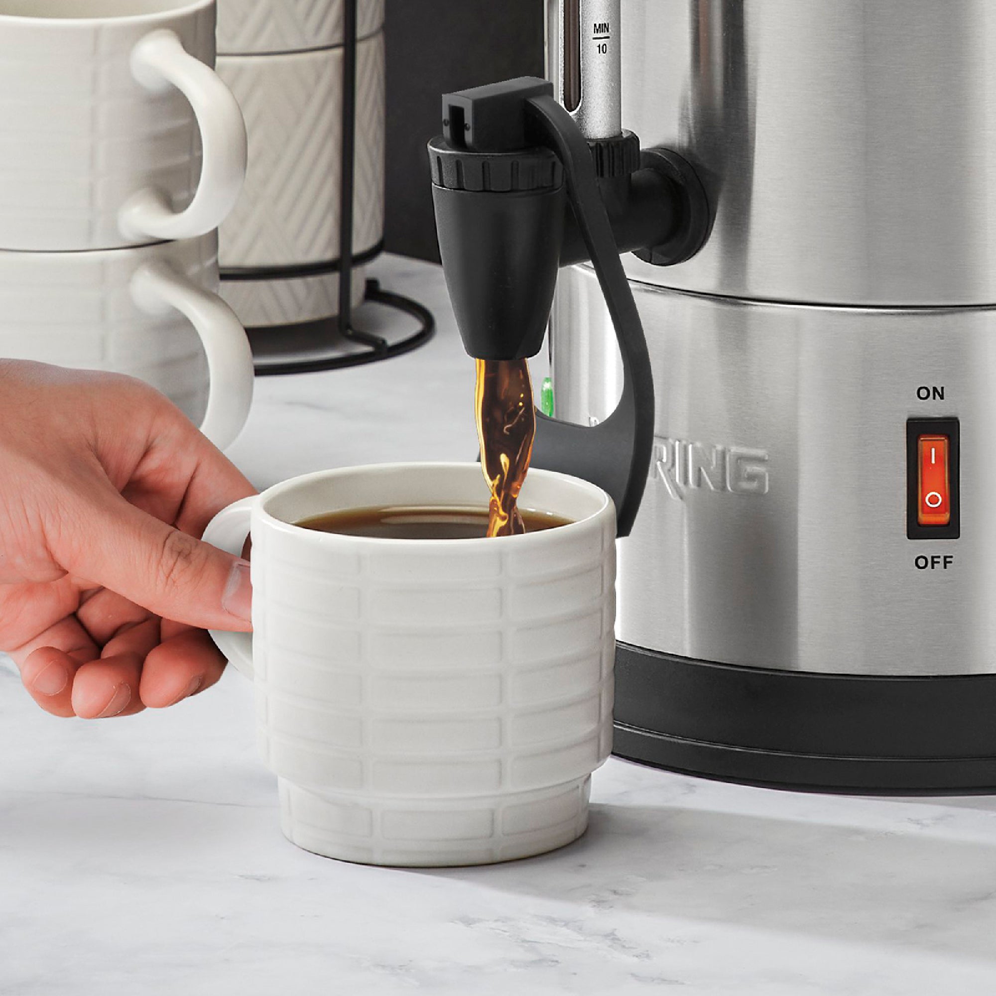 Commercial coffee pot best sale