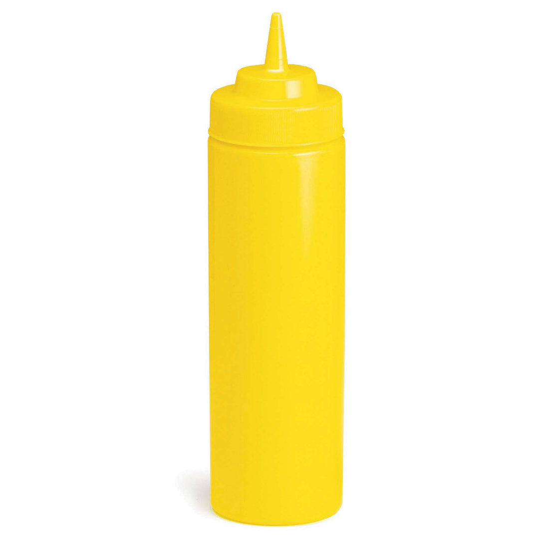 TableCraft 12 Oz. Yellow Widemouth™ Squeeze Bottle (TableCraft 11253M)