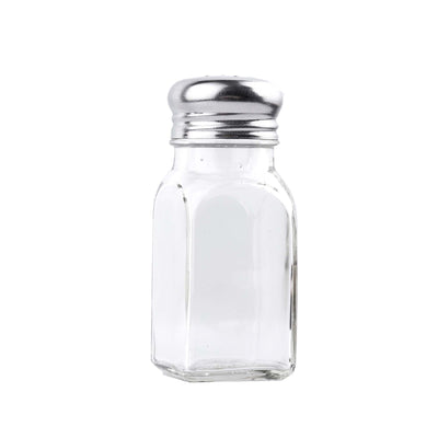TableCraft Square Glass 2 Oz. Salt and Pepper Shakers (TableCraft 154S&P-2)