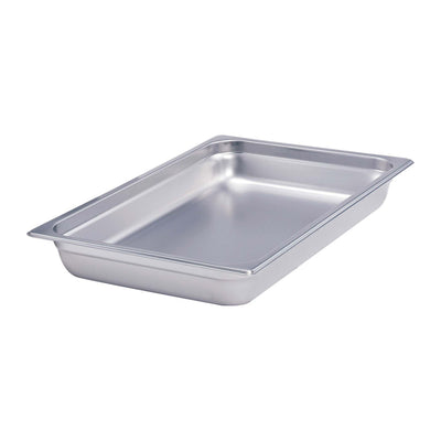 Saf-T-Stak™ Stainless Steel 2/3 Size Steam Table Pan, 2-1/2" Deep (Crestware 2332)