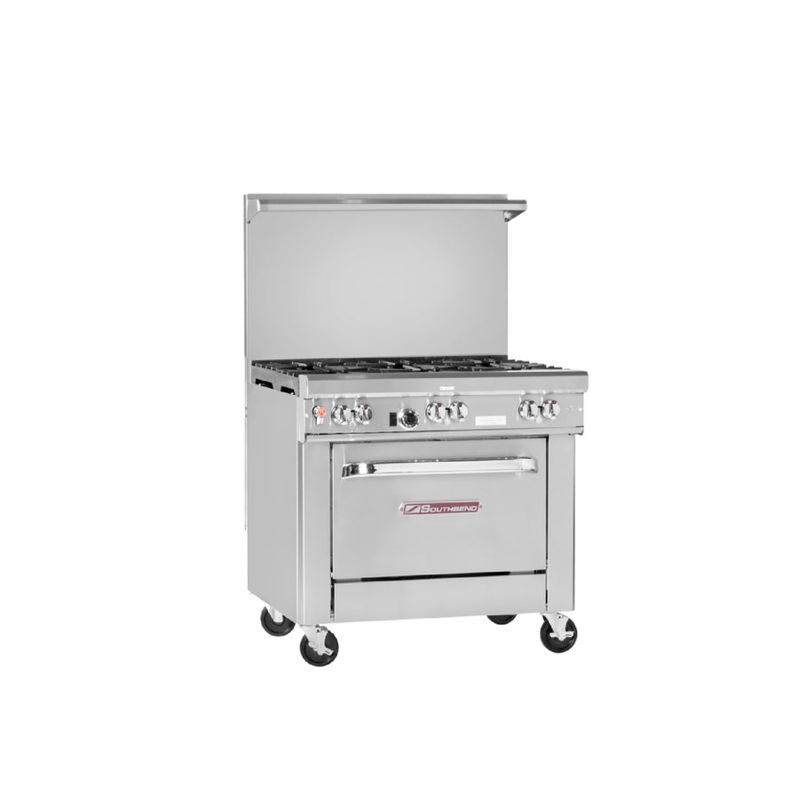 South Bend Ultimate 6-Burner Restaurant Range w/Oven (South Bend X-4361D)