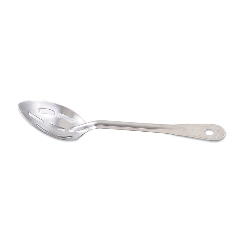 Renaissance 11" Stainless Steel Slotted Serving Spoon (Browne USA 4754)